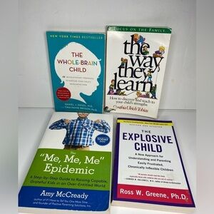 Parenting Books Lot 4 Books, Behavior Authors Vary